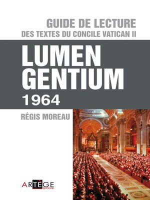 cover image of Guide de lecture des textes du concile Vatican II, Lumen gentium